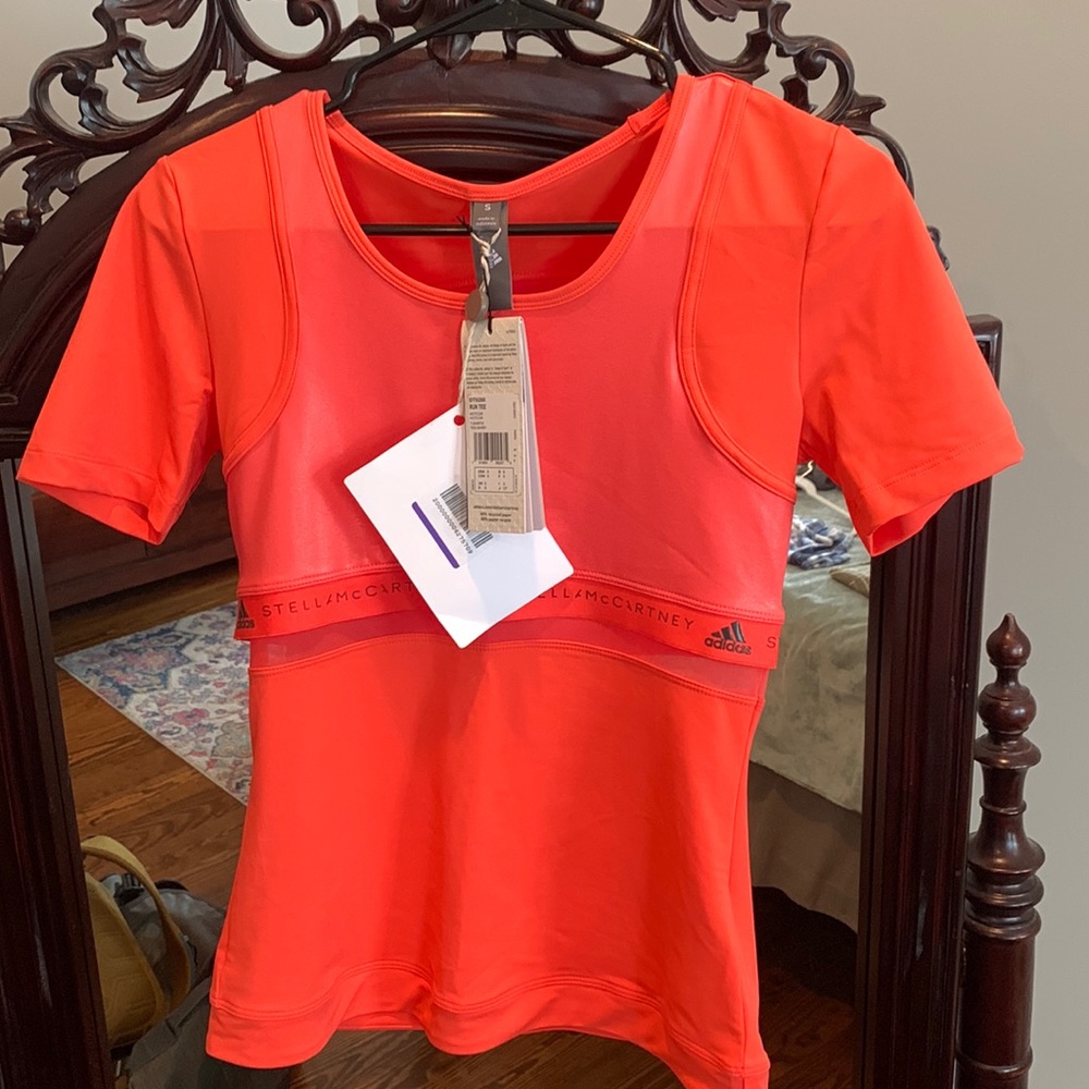 NWT Adidas by Stella McCartney running tee shirt.